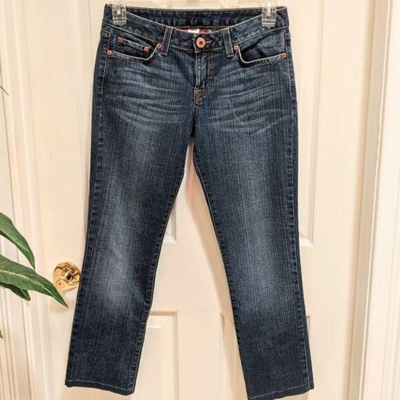 Lucky Brand 5-Pocket Mid Rise Jeans Size 6 Regular - Picture 1 of 9